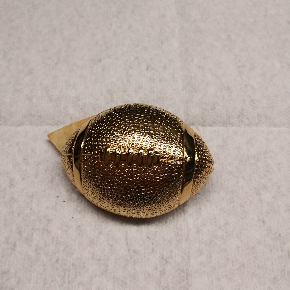 Dottie Smith Football belt buckle gold tone